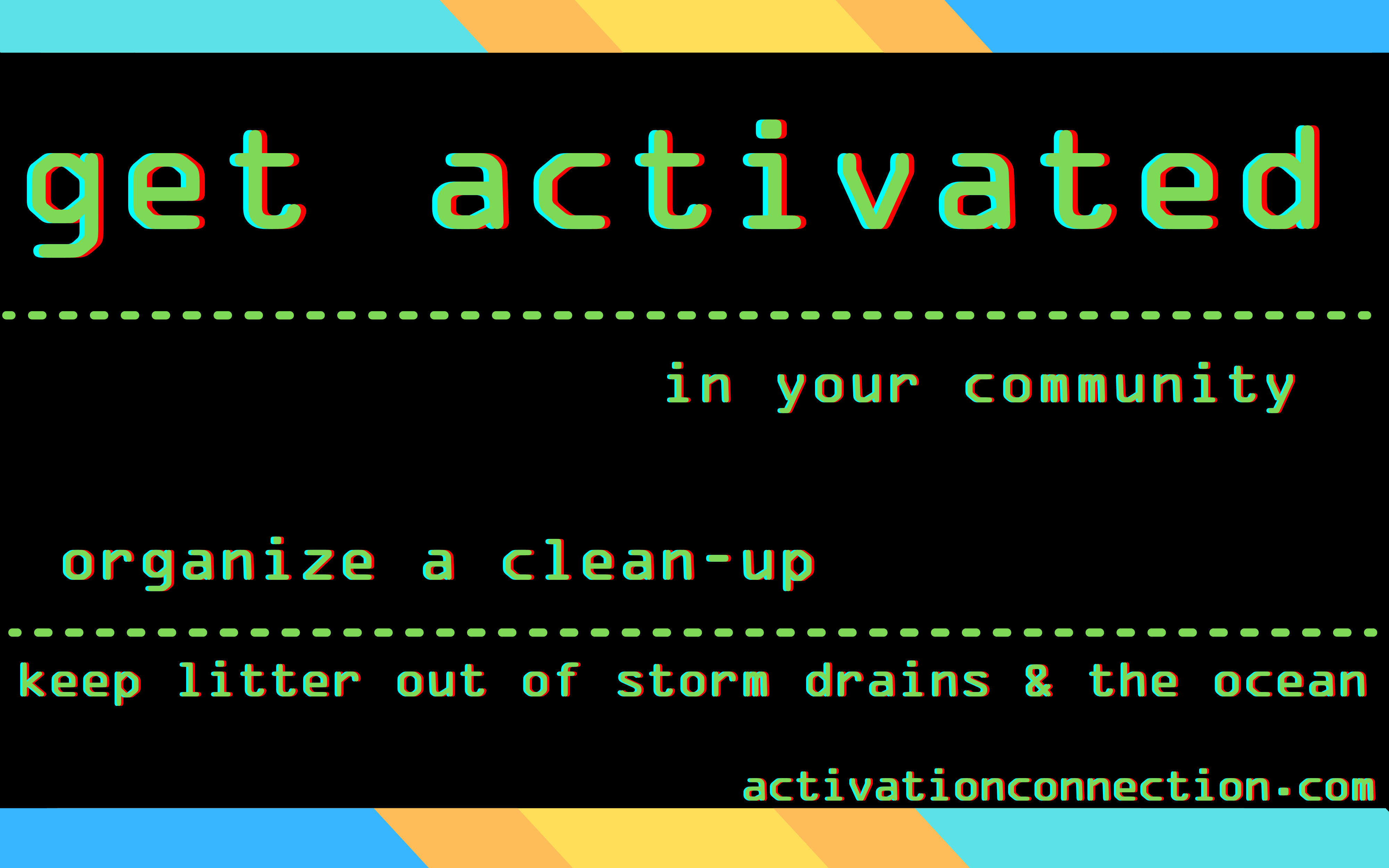 organize a clean up