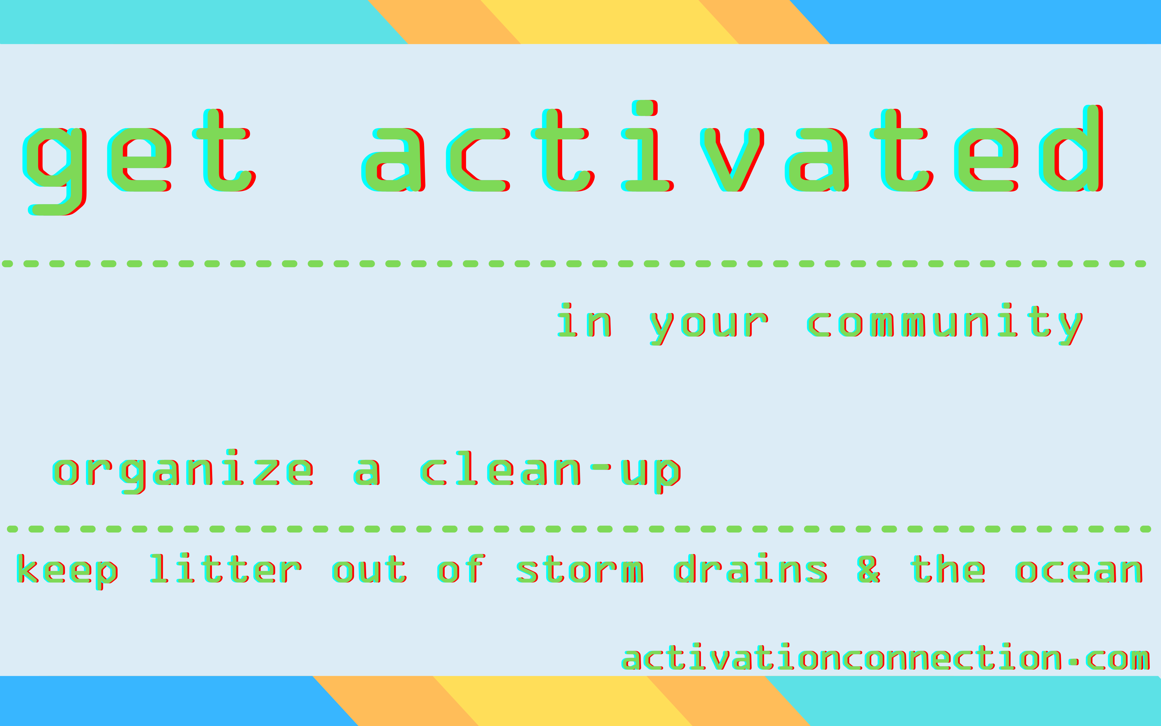 organize a clean up
